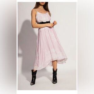 Allsaints Elegant Pink Midi Dress size 6